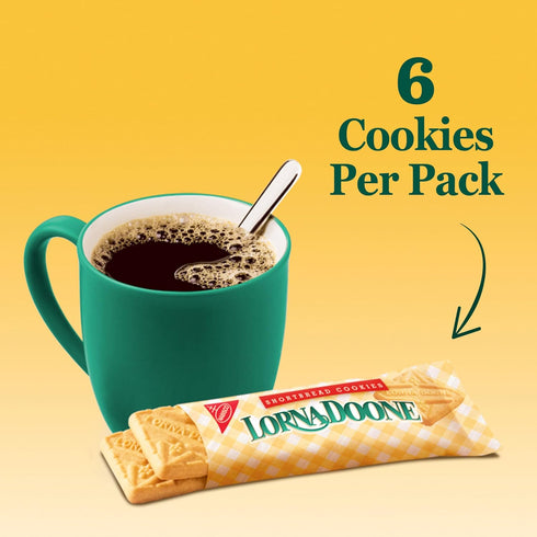 NABISCO 36 Packs (6 Pack, 12 Lorna Doone Shortbread Cookies, Snack Cookies Per Boxes)