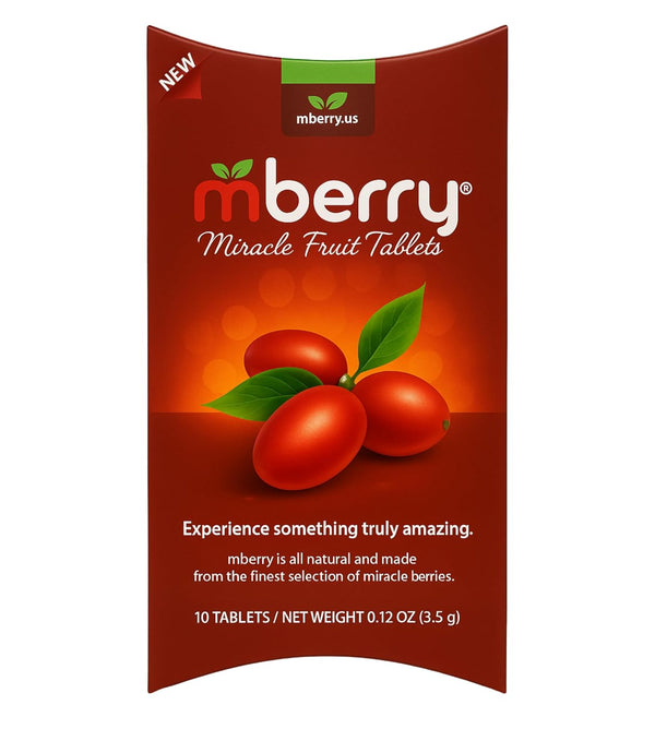 mberry Miracle Berry Tablets, Miracle Fruit Snacks, 10 Count, .12 Ounce, Pack