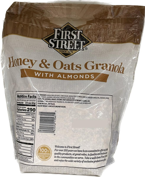 Generic 48oz (Pack 1) First Street Honey and Oats Granola With Almond