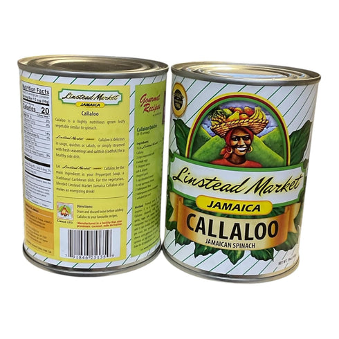 Generic 20 Linstead Market Jamaica Callaloo, Traditional Jamaican Spinach, Nutritious Green Leafy Vegetable, Calories