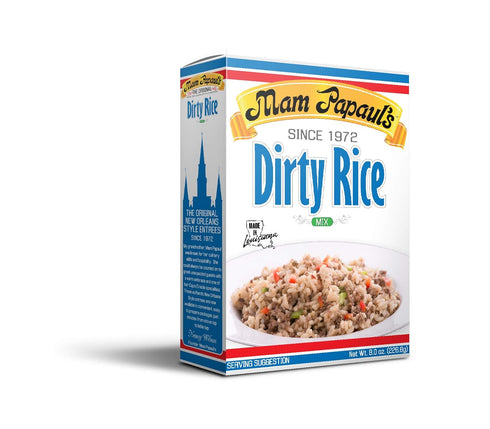 Mam Papaul's Louisiana Dirty Rice Mix - 8 oz, Authentic New Orleans
