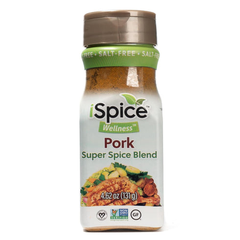 100% iSpice - Salt-Free | Sugar free | Pure Wellness Pork Seasoning Fat Free Super Spice Blend | All Natural