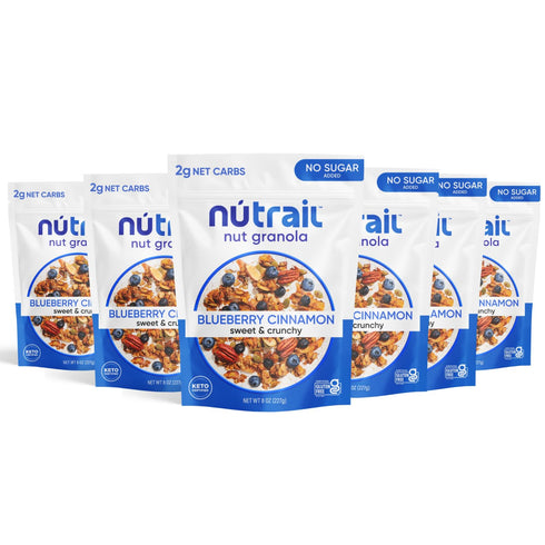 NuTrail Nut Granola, Blueberry Cinnamon, No Sugar Added, Gluten Free, Grain Free,
