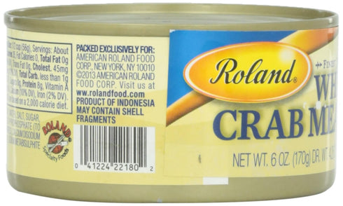 6 oz Roland White Crabmeat