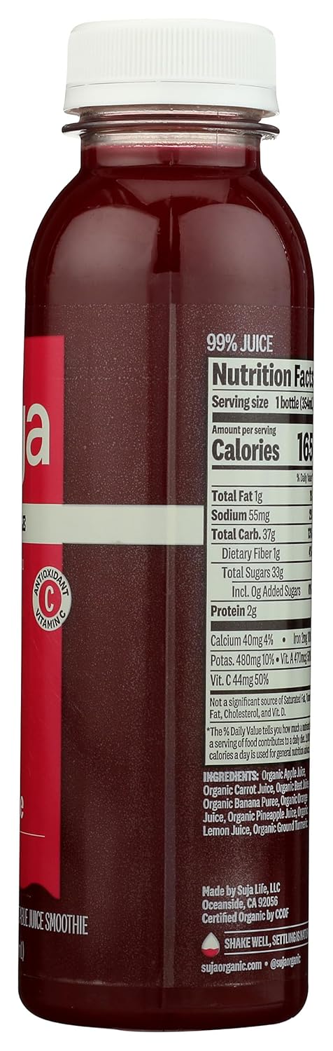 by Suja 12 Oz SUJA Organic Sweet Beets Apple Juice, Fl