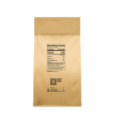 (3 lb) Pure Original Ingredients White Rice Flour Unbleached & Untreated, Flour Alternative, Vegan.