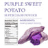 100% 5.3 Oz ORGFUN Purple Sweet Potato Powder, Natural Ube (Purple Yam) Powder, Locally Sourced, No Additives Gluten