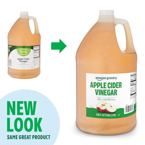 1 128 Oz Amazon Grocery, Apple Cider Vinegar, Gallon, Fl