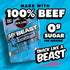 6g 100% 12 Count Jack Links x MrBeast Beef Sticks, Zero Sugar Mini Beef Sticks, As Seen on Beast Games, Protein, Made