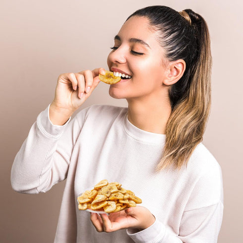 4 Lb Sweetened Banana Chips - Healthy Snack Option, Elevate Your Healthy Lifestyle With These Delicious Banana Snacks.