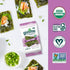 Gimme 6 Count, Omega3s Seaweed Organic Premium Roasted Seaweed Snacks, Teriyaki, Keto, Vegan, Gluten-Free, Great Source