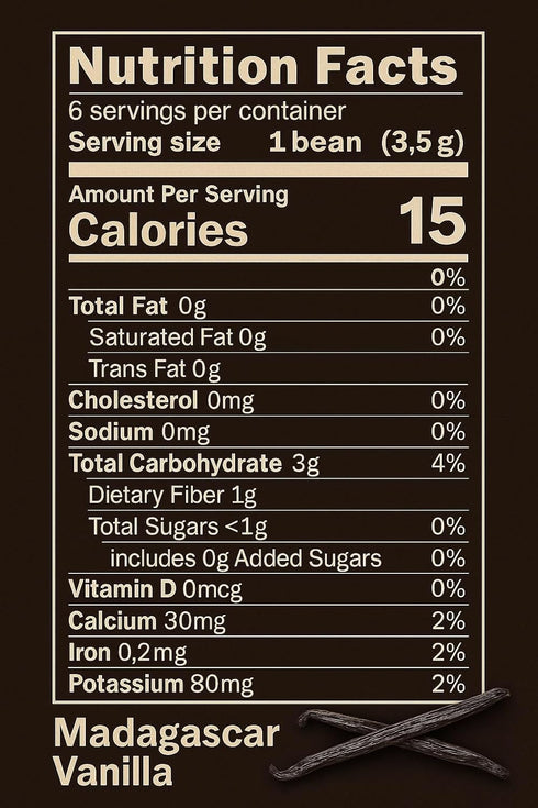 (10) Madagascar Vanilla Beans - Vacuum Sealed Grade A Vanilla Pods - Rich, Creamy Flavor & Aroma -Great for for Baking
