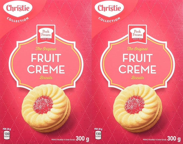 Christie's Peek Freans Fruit Crme 300g/10.6oz {Imported from Canada} Pack of 2
