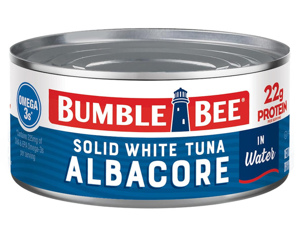 Bumble Bee Solid White Albacore Tuna in Water, 12 oz Can -