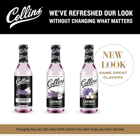 32 Set 1 Collins Simple Syrup, Classic Simple Syrup, Real Sugar Cocktail Syrups, Soda Water Flavors, Cocktail Mixers