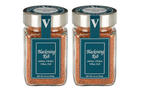 Blackening Rub - 6.4 oz. Jar (Pack of 2) Perfect for blackened
