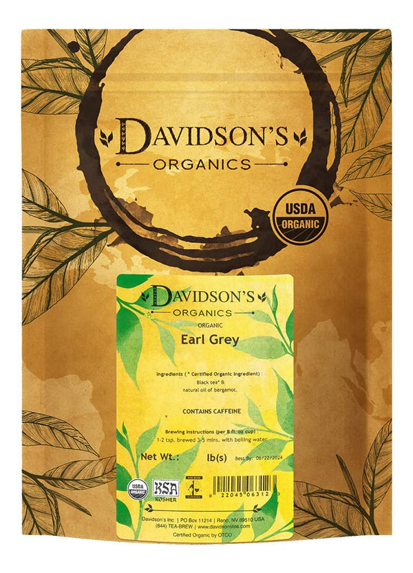 Davidson's Tea Bulk, Earl Grey, 16-Ounce Bag