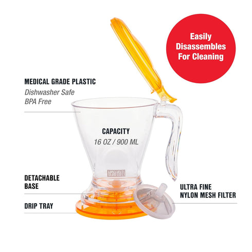 16oz Tiesta Tea Ultimate Live Loose Leaf Kit, Tea Starter Kit with High to Non-Caffeinated Blends, Hot & Iced Brews