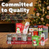 Set, 2-Pack, Hot Chocolate Cocoa Bar Gourmet Cocoa Powder, Marshmallows & Peppermint Candy Kit, Winter Holiday Gift
