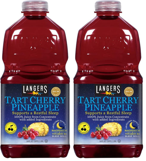Langers 64 fl oz Tart Cherry Pineapple, 100% Juice from Concentrate with