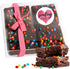 Sending Hugs Gift Basket Care Package Chocolate Brownies Food Gift For Women