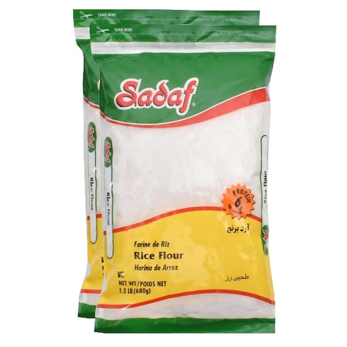 Sadaf Rice Flour - Pure White Rice Flour for Baking or Cooking