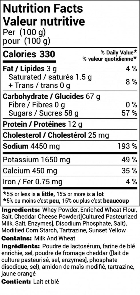 HEALTHVILLA2GO 1 Lbs Mac & Cheese Powder