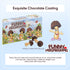 Miltonas 3 Pack (150g Mini Mushroom Shaped Chocolate Cookies - Funny Chocolate Mushrooms with Crunchy Bite-Sized Pieces