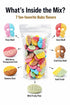 SwediSnax (1.25 LB) Bubs Swedish Candy Mix Fruity, Fizzy, Sour, Dizzy & Sweet