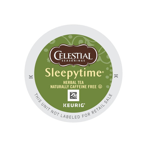 72 Count Celestial Seasonings Sleepytime Herbal Tea, Keurig Single-Serve K-Cup Pods