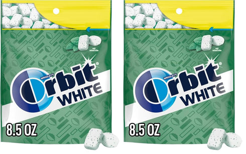 ORBIT WHITE Sweet Mint Sugar Free Soft Chew ADA Approved Chewing Gum,