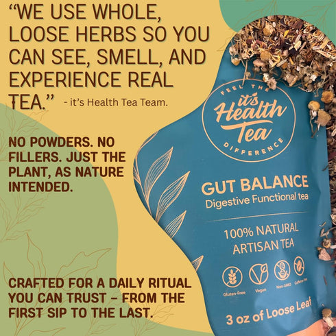 (35 Gut Balance Herbal Tea Supports Overall Gut Microbiome Health & Occasional Bloating Support | After-Meal Digestive