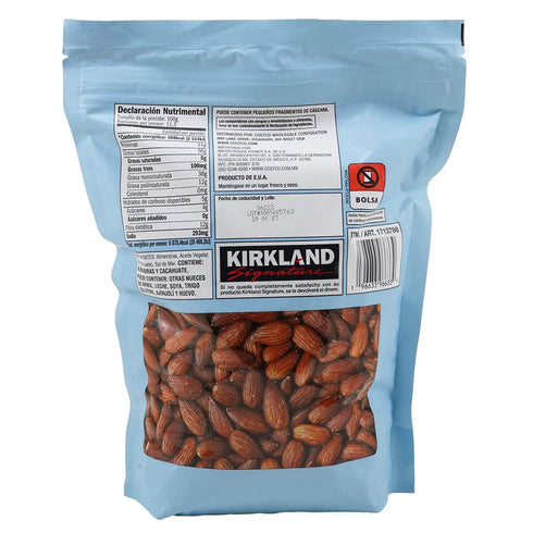 KIRKLAND 2.5 Signature Roasted Almonds, Sea Salt, Pounds