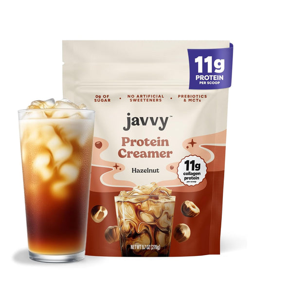 Hazelnut Protein Coffee Creamer - Grass Fed Pasture Raised Collagen - Hair,