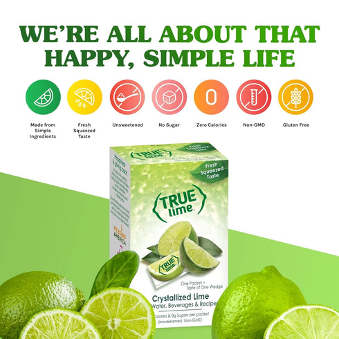 Packets 100ct (2pk Packets True Lime and True Orange Bulk Dispenser Variety). Sugar Free, Natural Flavored Water