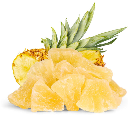 5 Lbs Delicious Dried Pineapple Chunks by It's Delish - Bulk Bag | Lightly Sweetened Candied Fruit, Low Sugar, Vegan
