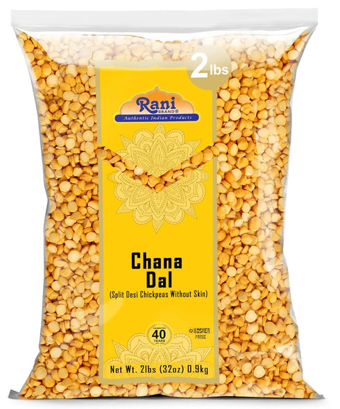 Rani Chana Dal (Split Desi Chickpeas without skin) 32oz (2lbs) 908g ~