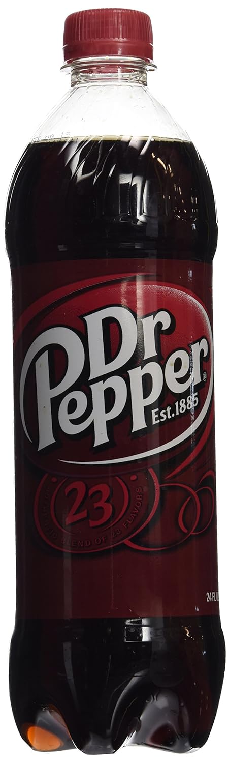 6 24 oz Dr Pepper, PK, Fl Bottles