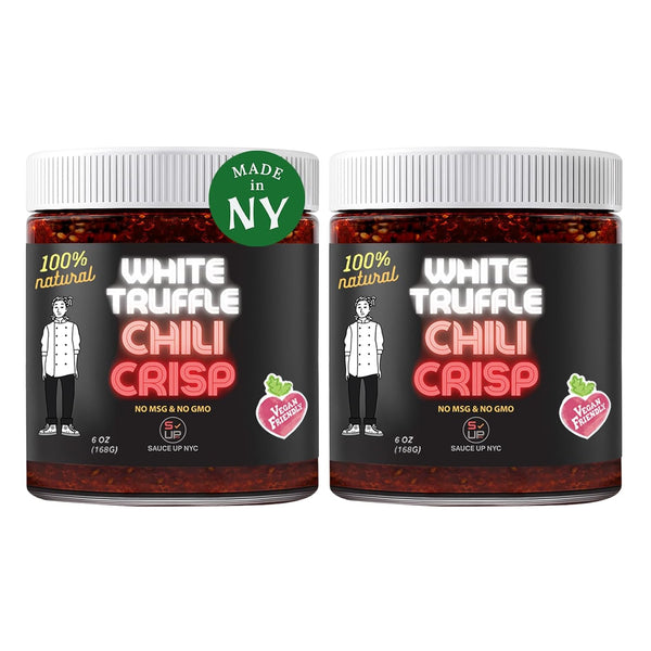 SAUCE UP White Truffle Chili Crisp Sauce 2 Pack (6oz Each) |