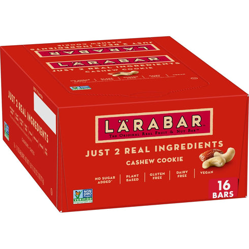 Larabar Cashew Cookie, Gluten Free Vegan Fruit & Nut Bar, 1.7 oz