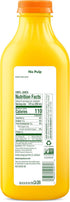 100% 46 oz Tropicana Pure Premium Orange Juice Original, No Pulp No Added Sugars, fl bottle