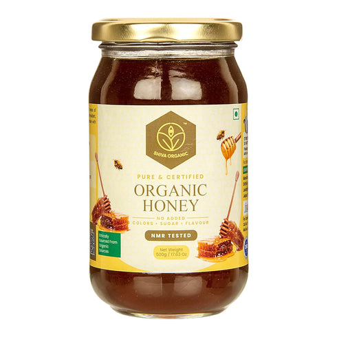 Shiva Organic's NPOP Organic Certified Honey - NMR Tested, Natural Honey, No