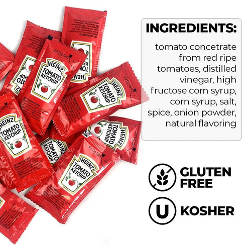 Packets Pack 150-Count 50 Packs Packets Bulk Condiment Variety - Single Serve of Each: Ketchup, Mayonnaise and Mustard