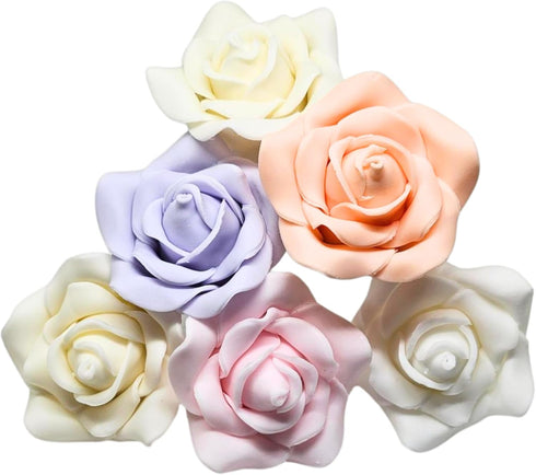 SET 9 10 Set 9) Sugar Roses - OF Sugar Paste flowers - Cake Decoration Toppers - Weddings - birthdays - Handmade