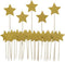 Gold Star Cake Cupcake Decorations | Toppers Picks Supplies, Appetizer Picks, 30 Count
