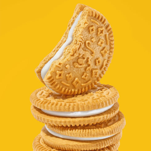4 Packs 1.69oz) Rip Van Leos - Golden Vanilla Sandwich Cookies - Low Sugar and Low Carb Snack - Diabetic Snacks