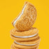 4 Packs 1.69oz) Rip Van Leos - Golden Vanilla Sandwich Cookies - Low Sugar and Low Carb Snack - Diabetic Snacks