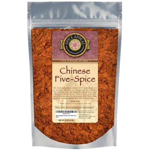 Spice Appeal Chinese Five Spice, 4 oz in Resealable Stay Fresh Pouch