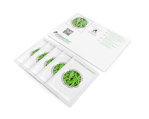 Pack 5 (5 Pack) Yogurt Starter Cultures - of Freeze-Dried Sachets for Lactobacillus Rhamnosus and L.Gasseri Yogurt