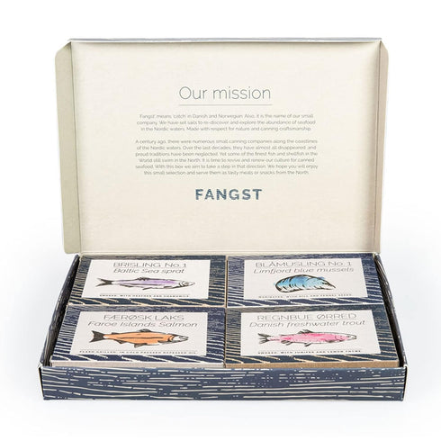 Pack 4 Fangst - Canned Nordic Seafood Variety